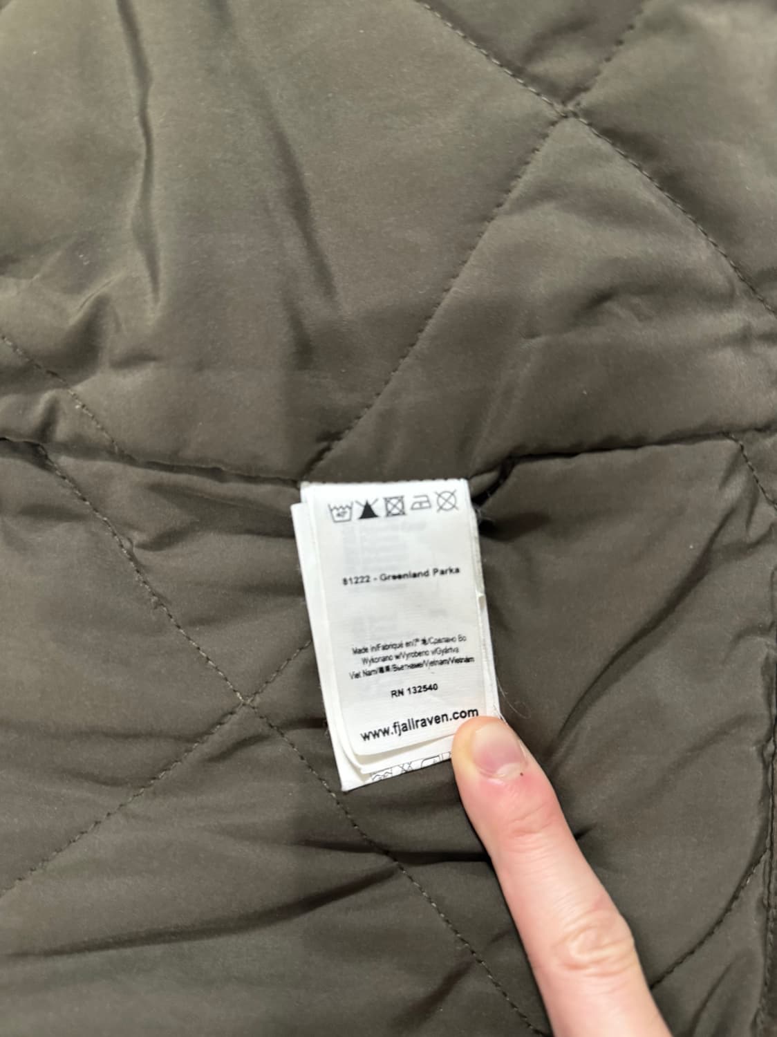 (M) 피엘라벤 그린란드 그린랜드 누빔 롱패딩 자켓 파카 상품이미지6