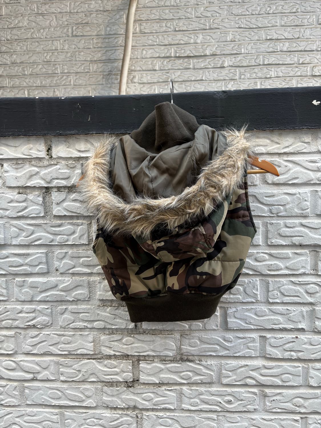 카모 조끼 패딩 상품이미지2