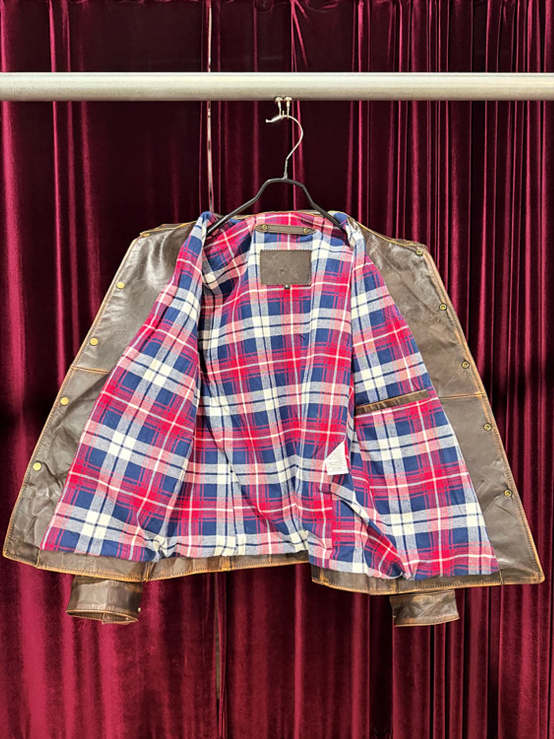Horsehide leather aging jacket 상품이미지6
