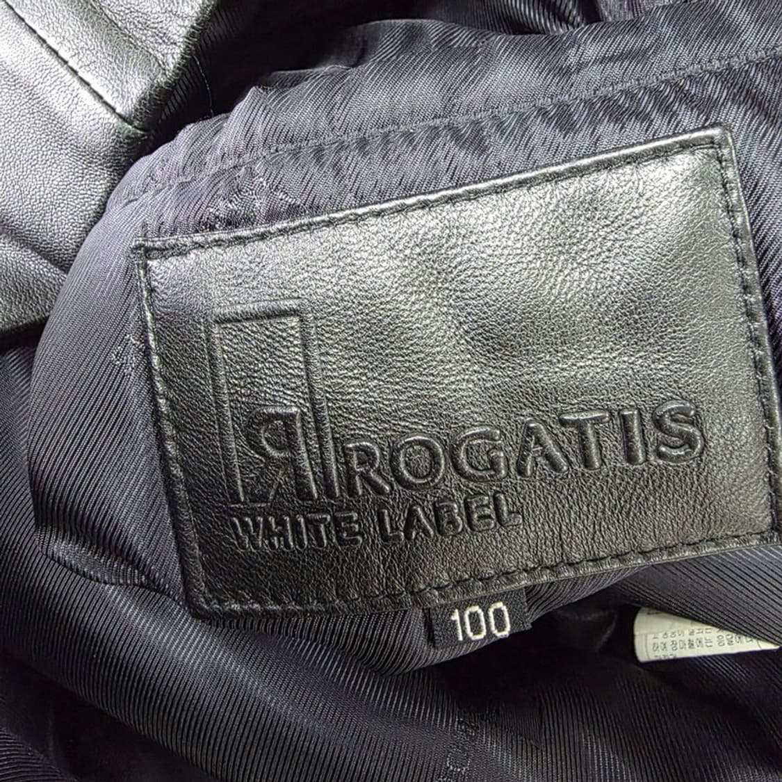 ROGATIS 리얼 램스킨 집업 자켓 L 상품이미지5