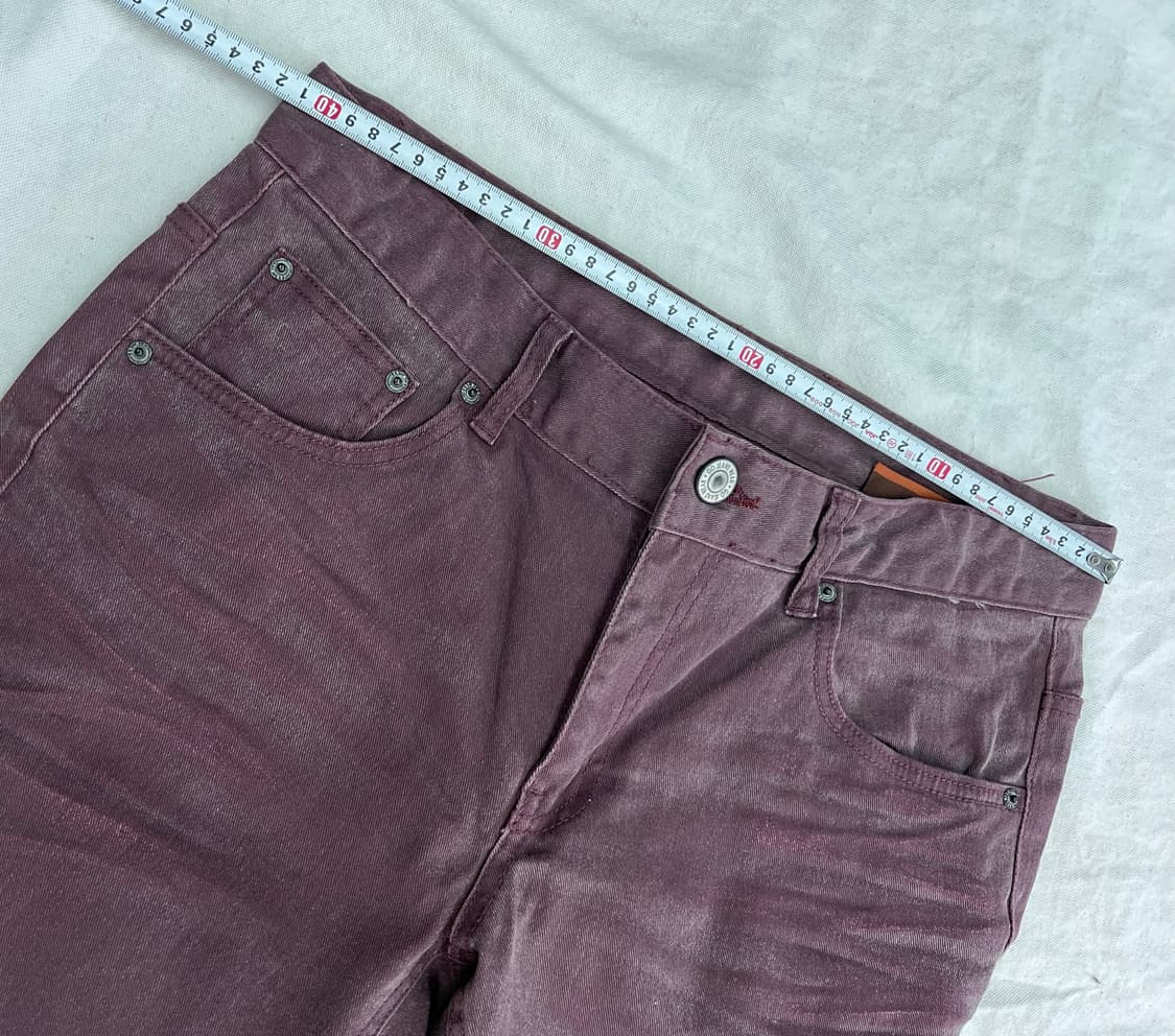 버건디/퍼플 데님pant (M ) 상품이미지4