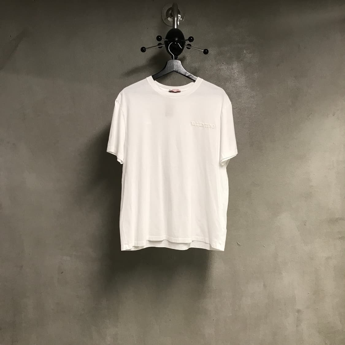 발렌티노 화이트 반팔 티셔츠 XL 상품이미지1