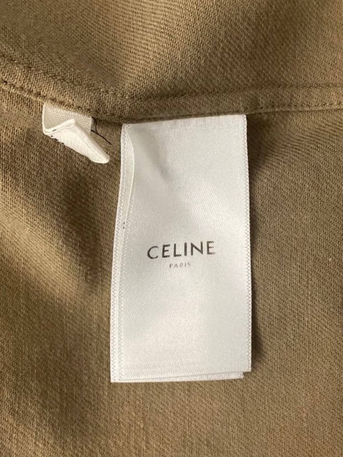 [강동원님 착용] 셀린느 20ss 밀리터리 코튼 트월 견장 셔츠 상품이미지7