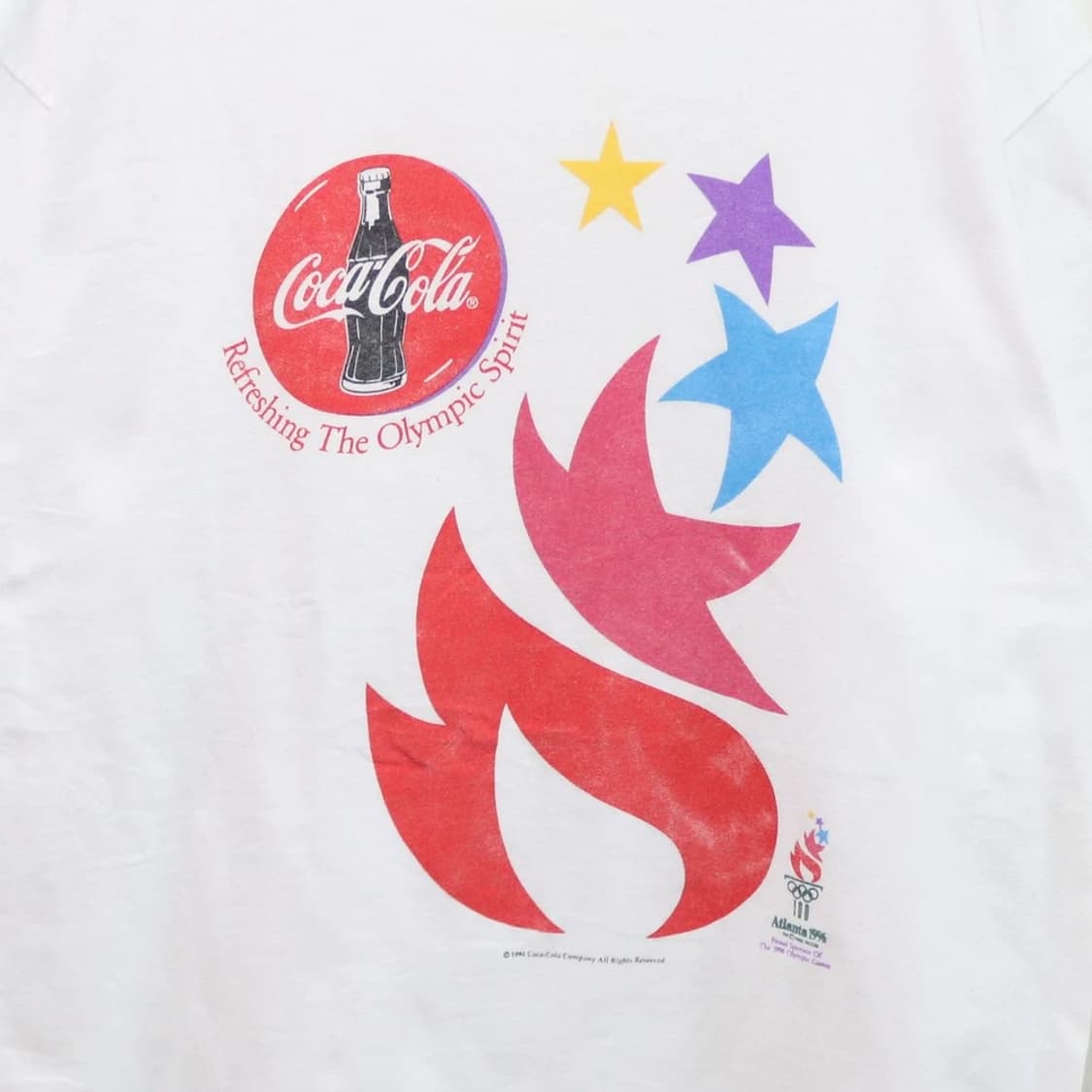 90'S 코카콜라X 애틀란타올림픽 심볼 티셔츠 56892 상품이미지4