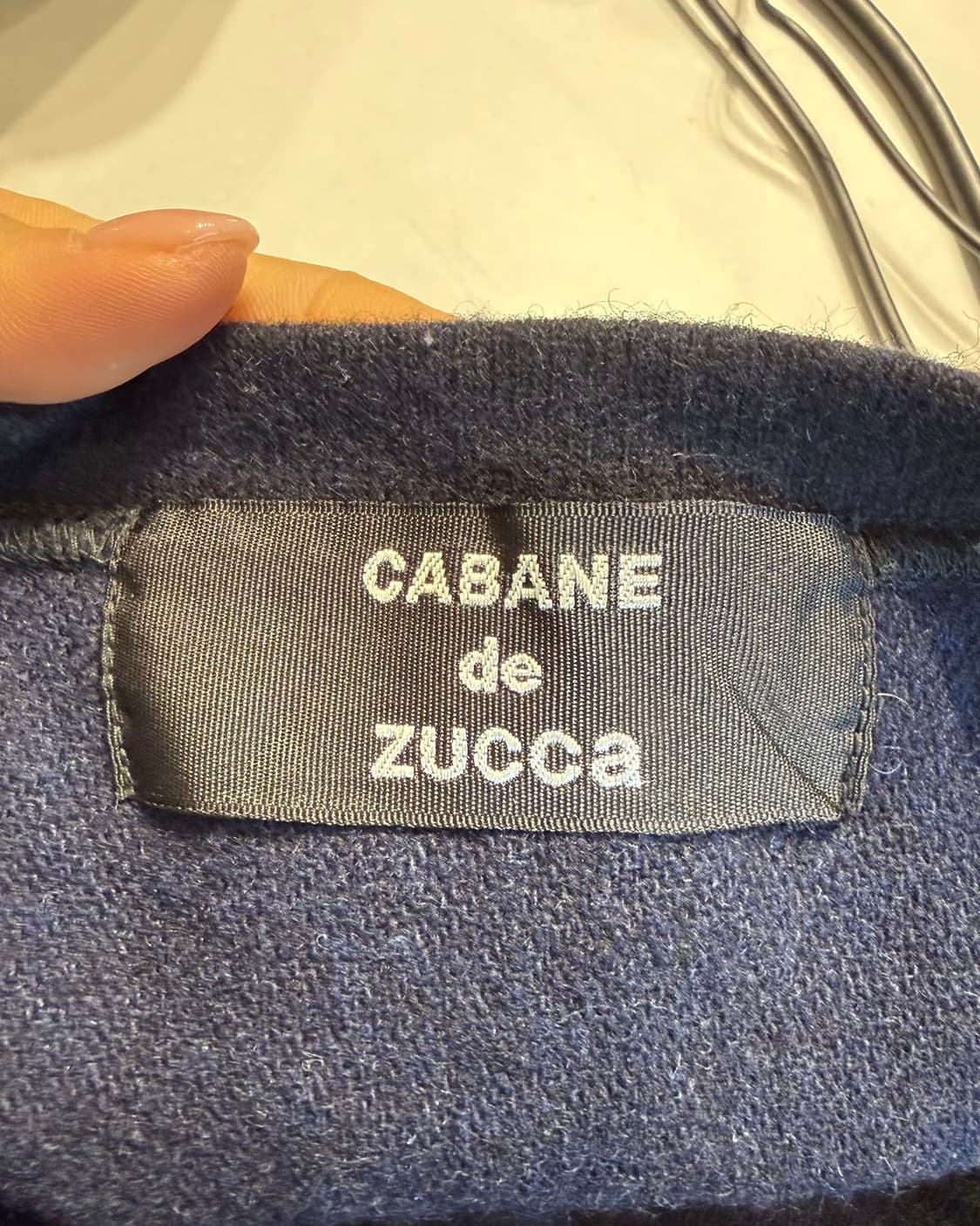 카반드주카 네이비 풀오버 레이어드 자켓 상품이미지8