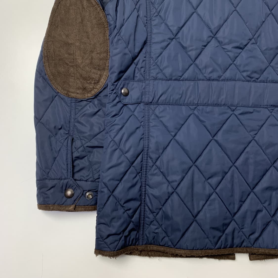 [95/정품] 빈폴 헤링본 배색 집업 퀼팅 점퍼 상품이미지7