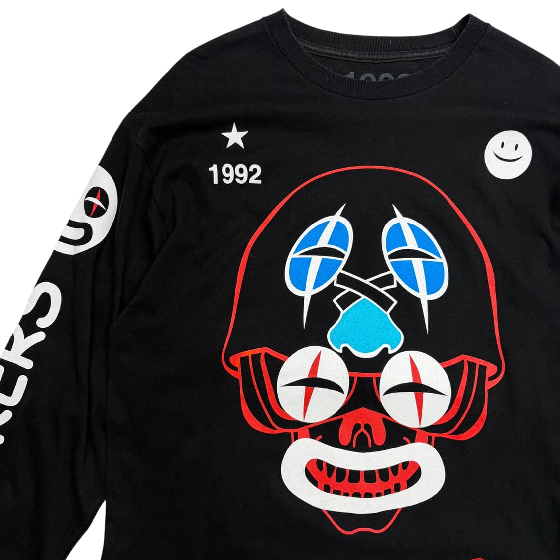 AKIRA 아키라 빈티지 프린팅 블랙 롱슬리브 L 상품이미지2