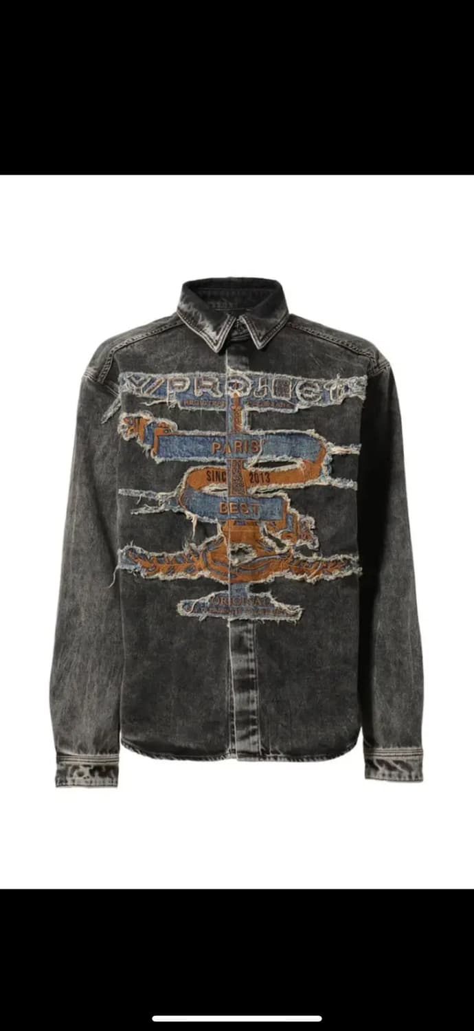 와이프로젝트 파리스 데님 셔츠 L 상품이미지1