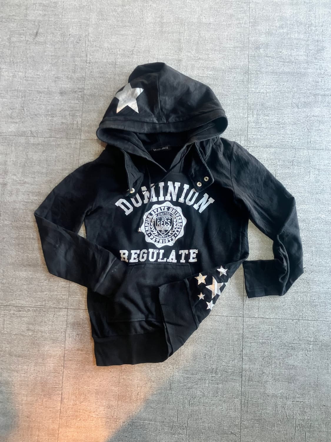 일본빈티지 Vanityface 핀터깔y2k 히메갸루 보헤미안 후드티셔츠 상품이미지1