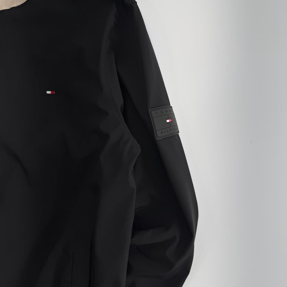 Tommy Hilfiger 타미힐피거 베이지 니트 리버시블 집업 상품이미지7