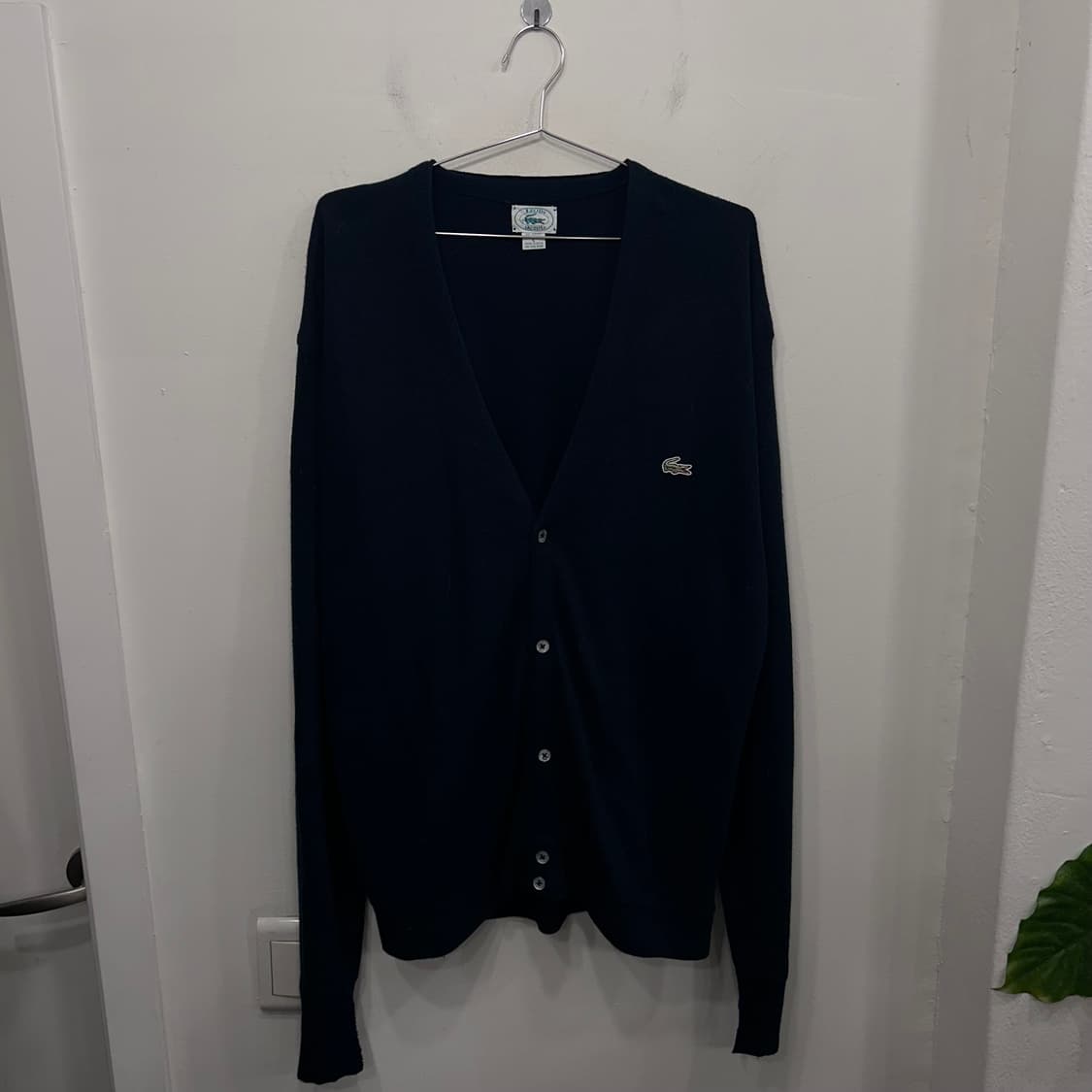 라코스테 IZOD 스몰로고 브이넥 오버핏 가디건 상품이미지2