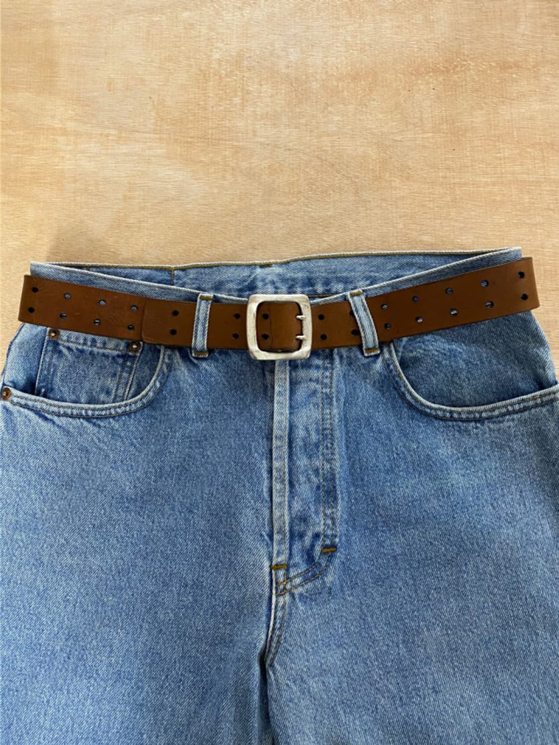 VTG double buckle garrison belt 개리슨 벨트 상품이미지1