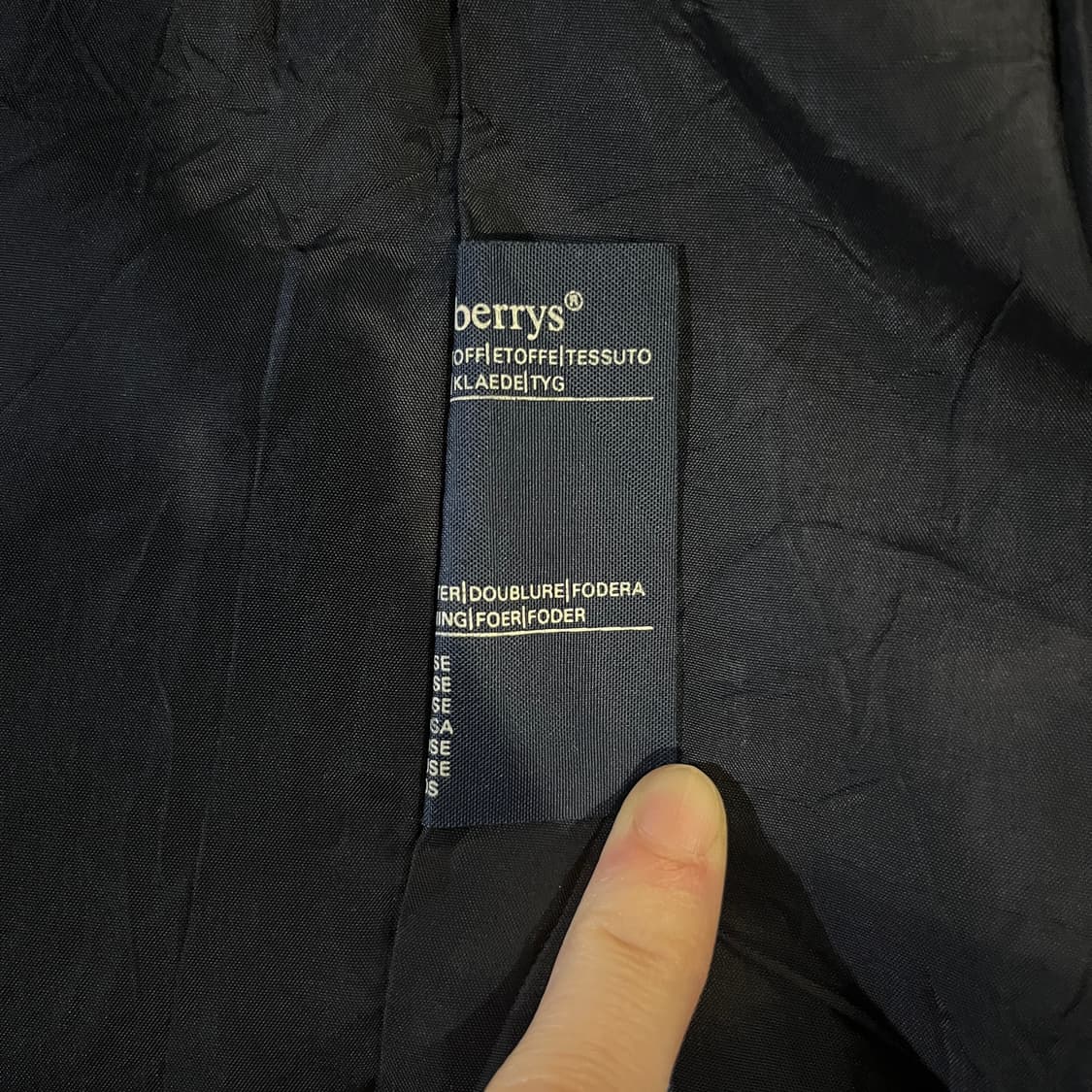 버버리 체크 더블 브레스트 자켓 상품이미지9