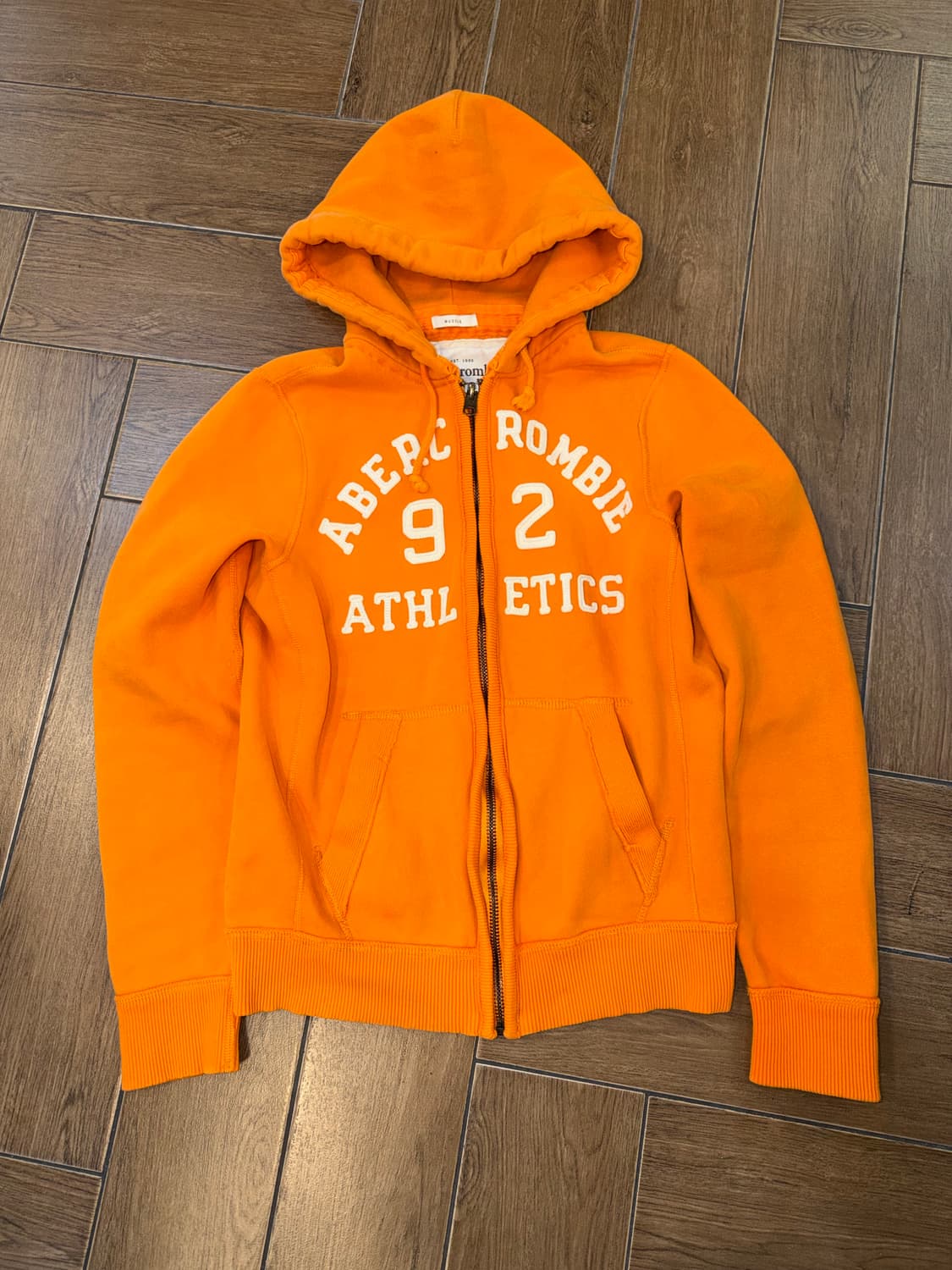 Abercrombie Orange Hood Zip-Up 상품이미지6