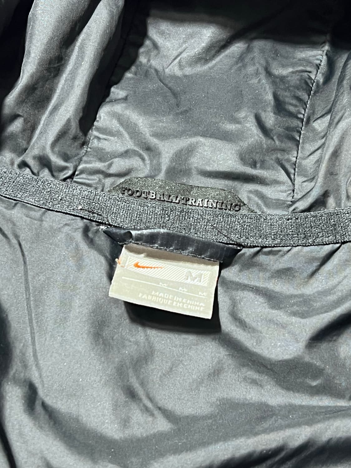 나이키 인터밀란 경량패딩 블랙 싸커 M 100 상품이미지5