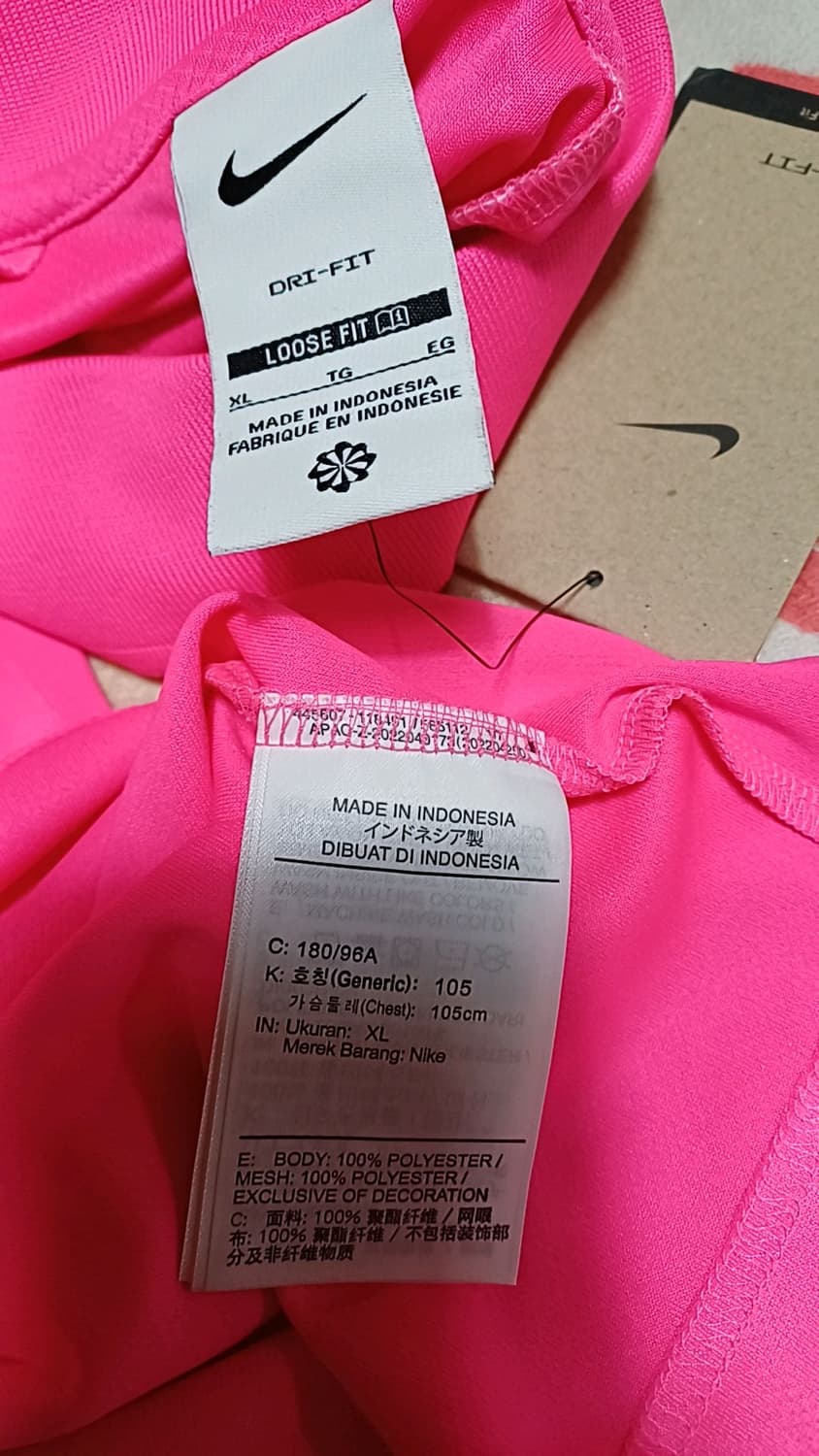 나이키 미사용 축구반팔 빅사이즈 실측120 가슴62 기장75 상품이미지3