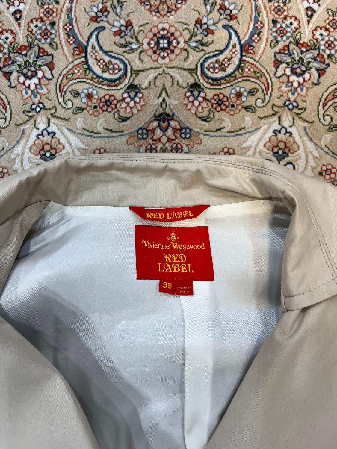 비비안웨스트우드 레드라벨 드레이프 트렌치코트 상품이미지4