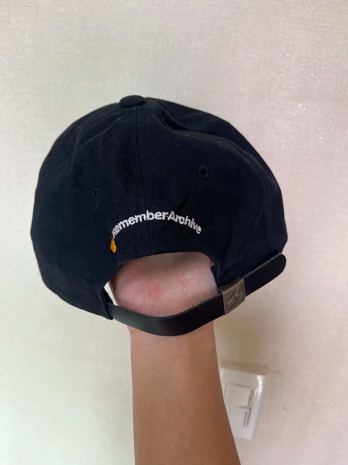 그램아운스파운드 RA Font 5-Panel Cap_Black 상품이미지5