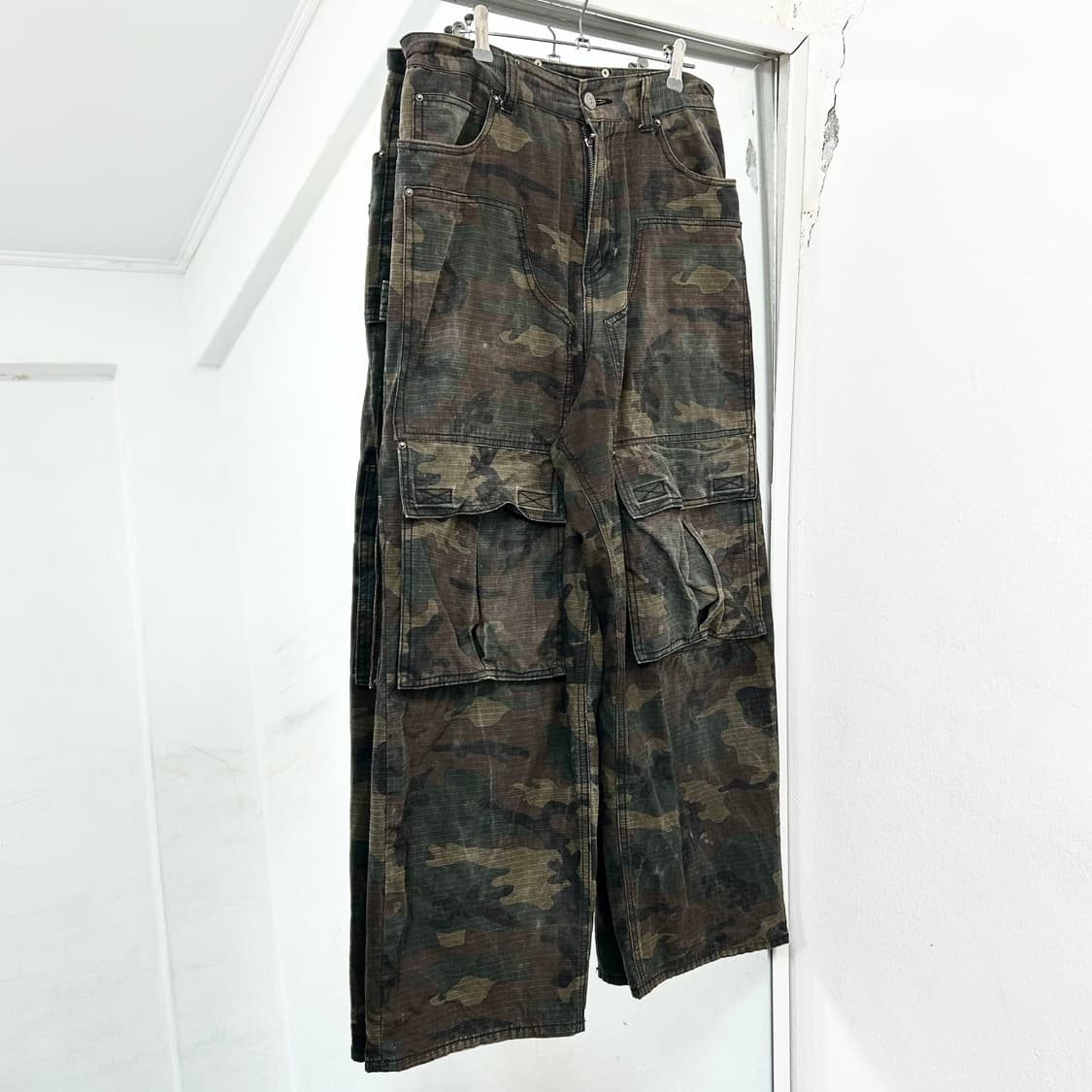 메종 미네드 립스탑 카모 카펜터 카고 팬츠 상품이미지4