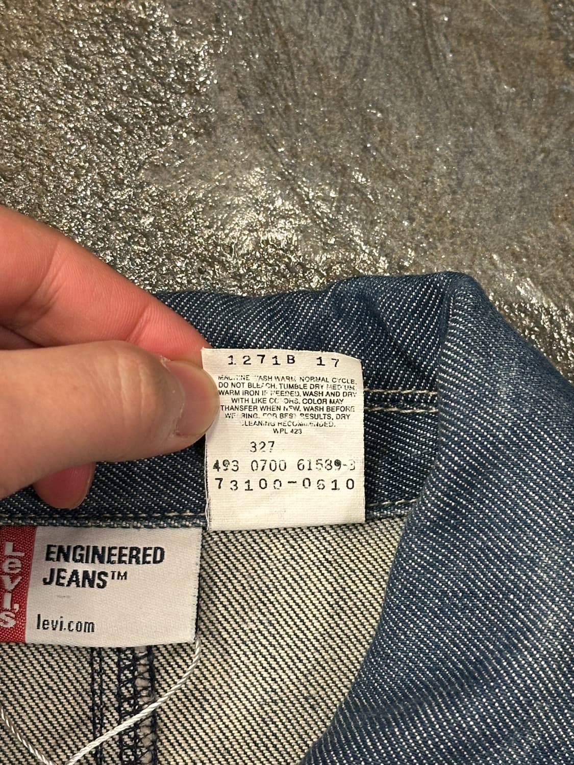 Levis 리바이스 엔지니어드진 데님 자켓 XL 상품이미지6