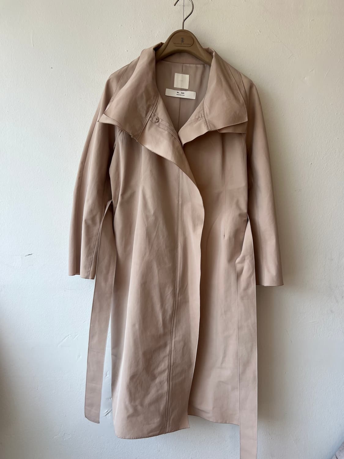 구호 여성  아이보리베이지 트렌치코트 간절기코트 상품이미지2