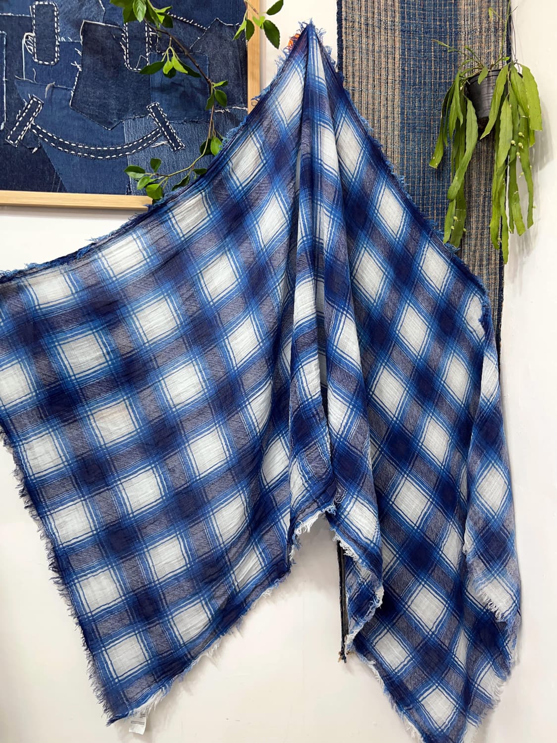 Checked Cotton Scarf 상품이미지5