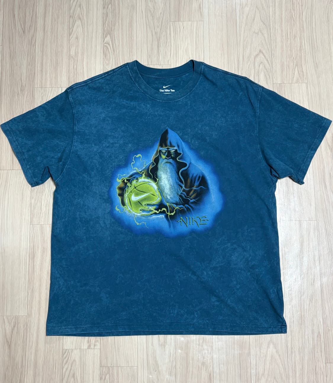 [2XL] 나이키 판타지 워싱 반팔 티셔츠 블루 XXL 상품이미지1