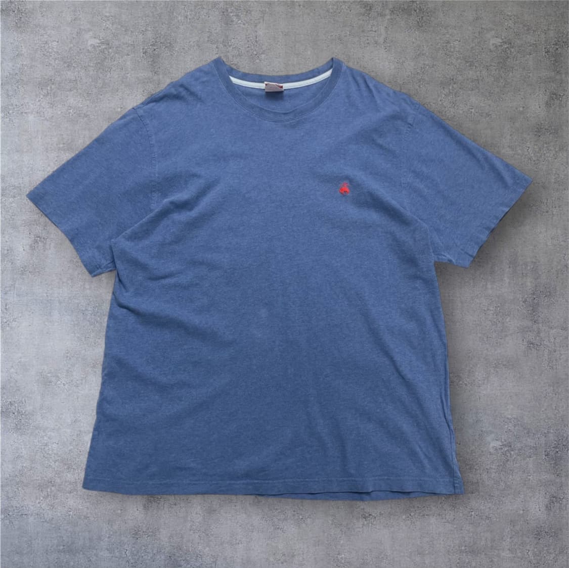 브룩스 브라더스 연블루 자수 로고 반팔 티셔츠 XXL 상품이미지1