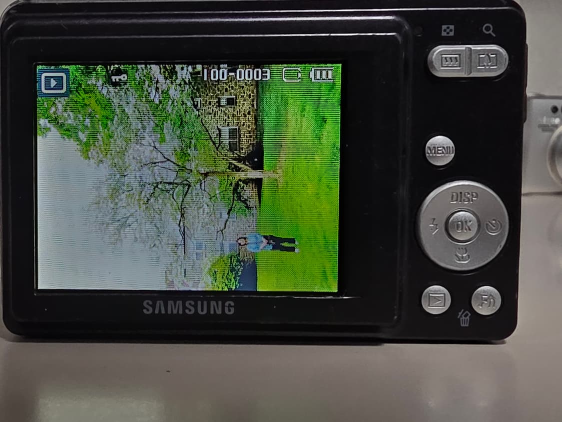 삼성 블루 ES55 빈티지 디지털카메라 상품이미지7