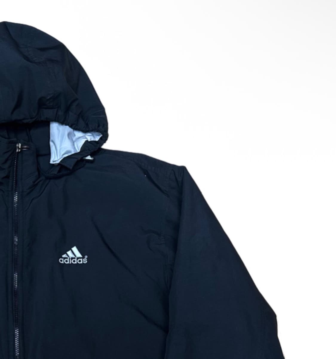 아디다스 00s 백로고 블랙누빔점퍼 100 상품이미지3