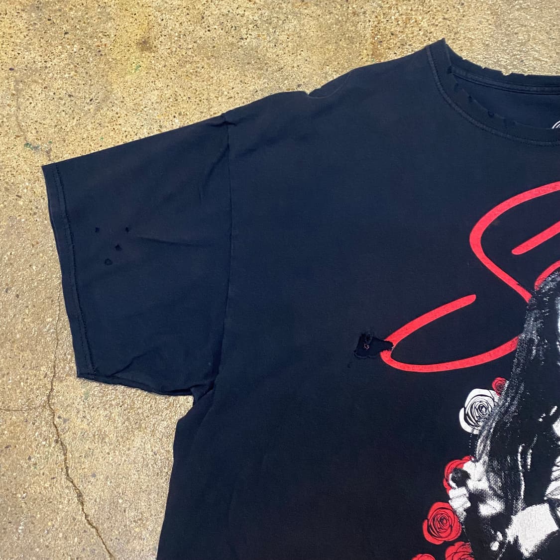 레어) 미국 빈티지 셀레나 프린팅 티셔츠 반팔티 락티셔츠 빅사이즈 상품이미지3
