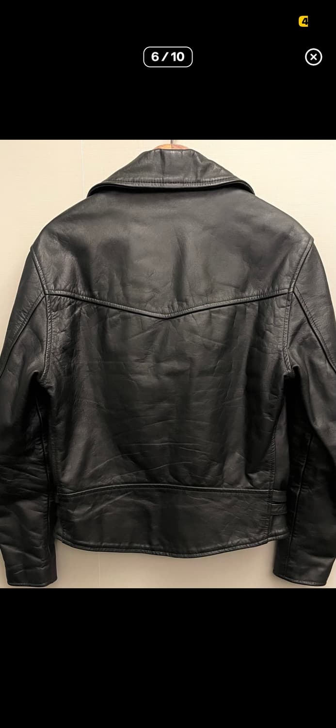 루이스 레더st acdc 더블 라이더 가죽 자켓 l 상품이미지4