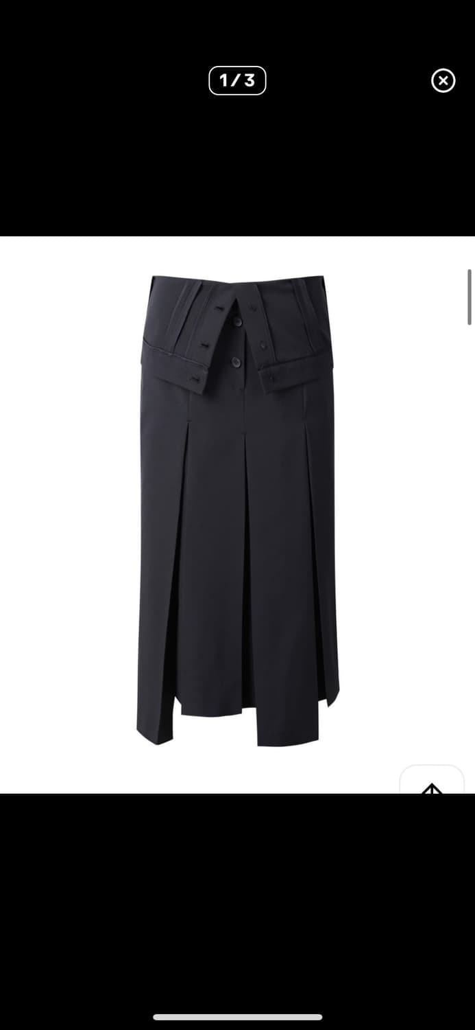 턴오버 스커트 턴업 스커트 Turnover Waist Skirt 상품이미지3