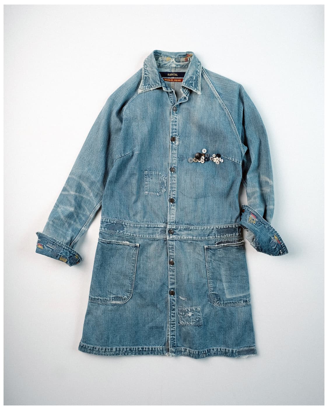 캐피탈 올드 라벨 커스텀 데님 코트 1사이즈 상품이미지1