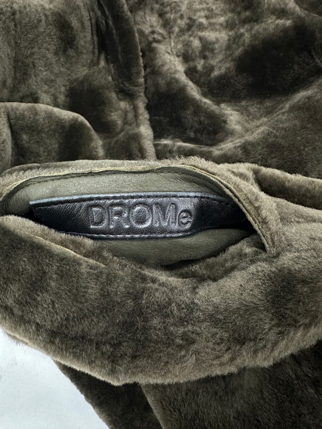 DROMe 리버시블 무스탕 시어링 코트 상품이미지5