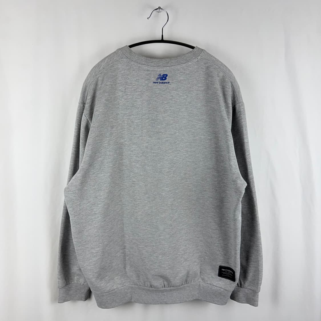 (L) 뉴발란스 박스로고 맨투맨 그레이 상품이미지6
