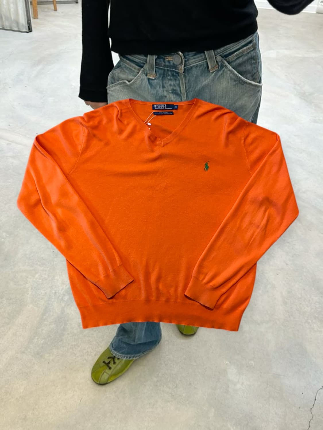 폴로 랄프로렌 브이넥 니트 (Man XL) 상품이미지1