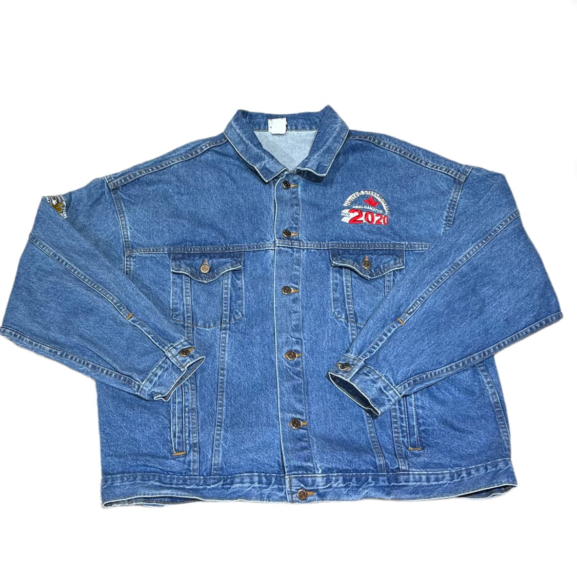 2020 자수 패치 오버핏 중청자켓 상품이미지4