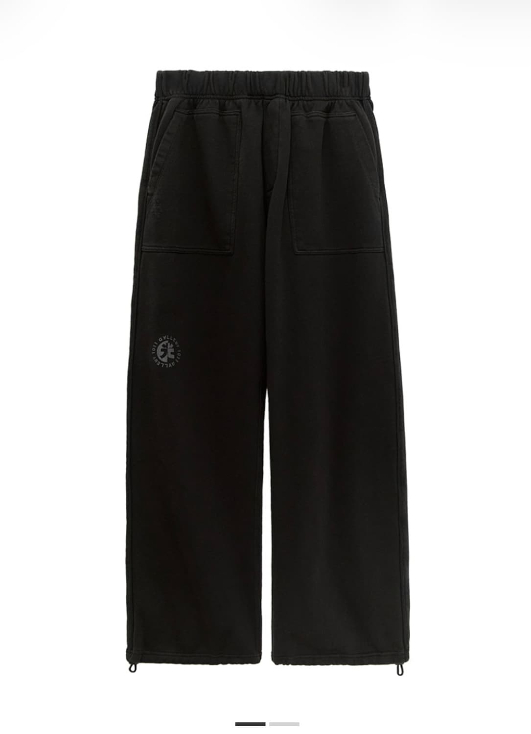 (2) 폴리테루 25ss 1011 퍼티그 스웻 블리치드 블랙 상품이미지1