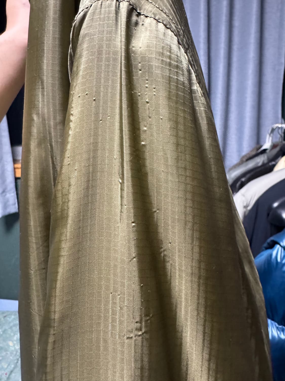 [m] 헤리티지플로스 알프레드 립스탑파카 카키 상품이미지9