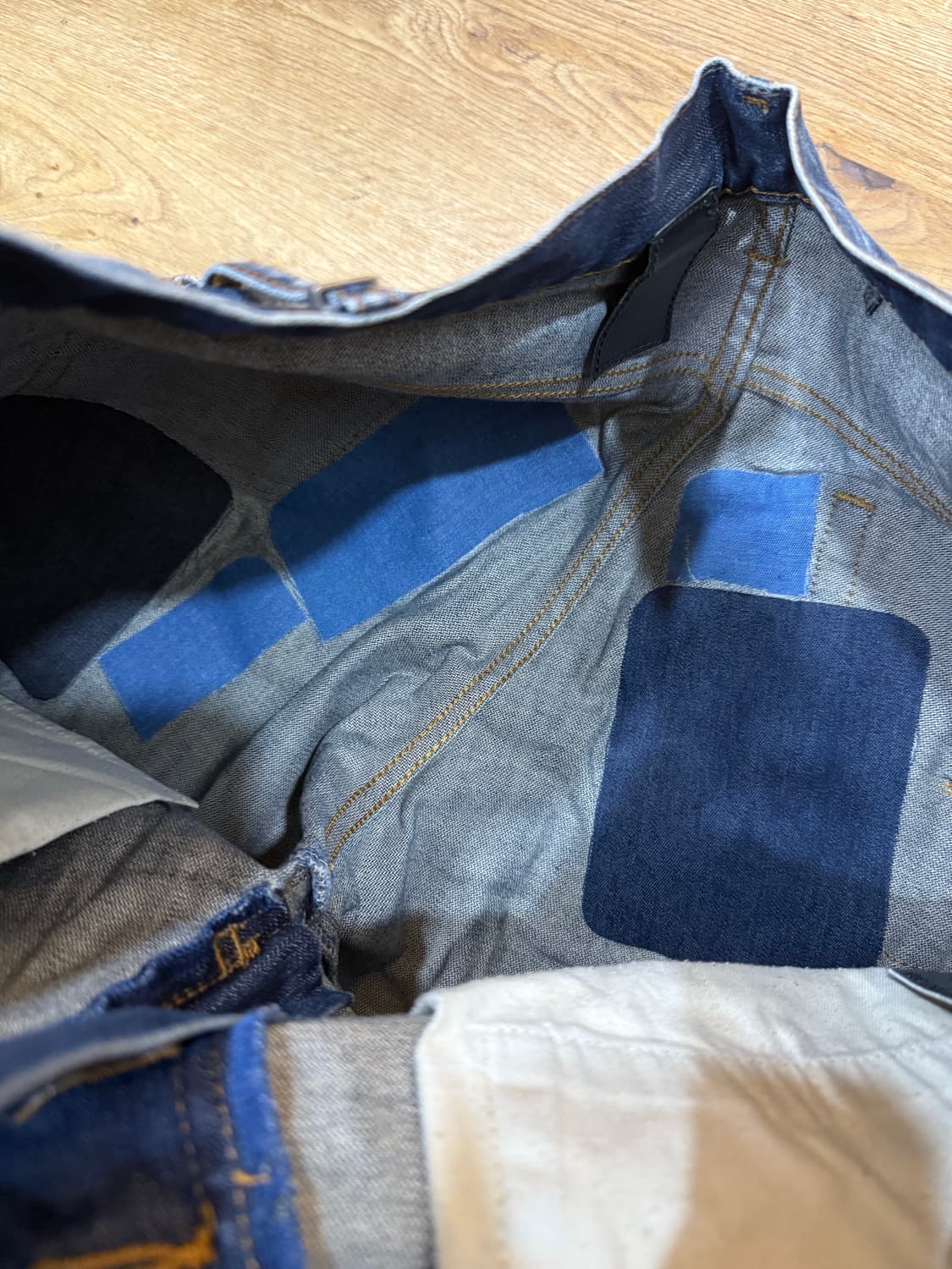 디올옴므 08SS 레드페인트진 레페 상품이미지6