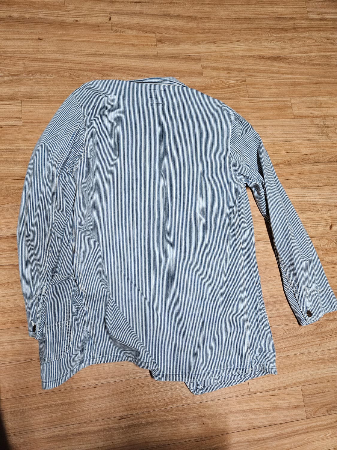 BLUE BLUE japan 블루블루 재팬 히코리 데님 커버올 자켓 상품이미지2