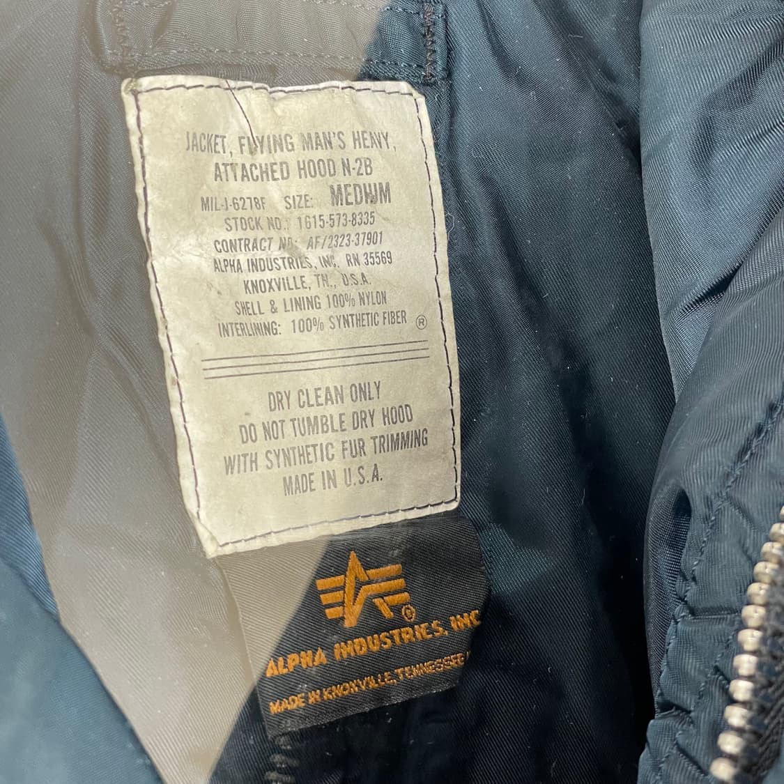 알파인더스트리 자켓 n-2b alpha 상품이미지4