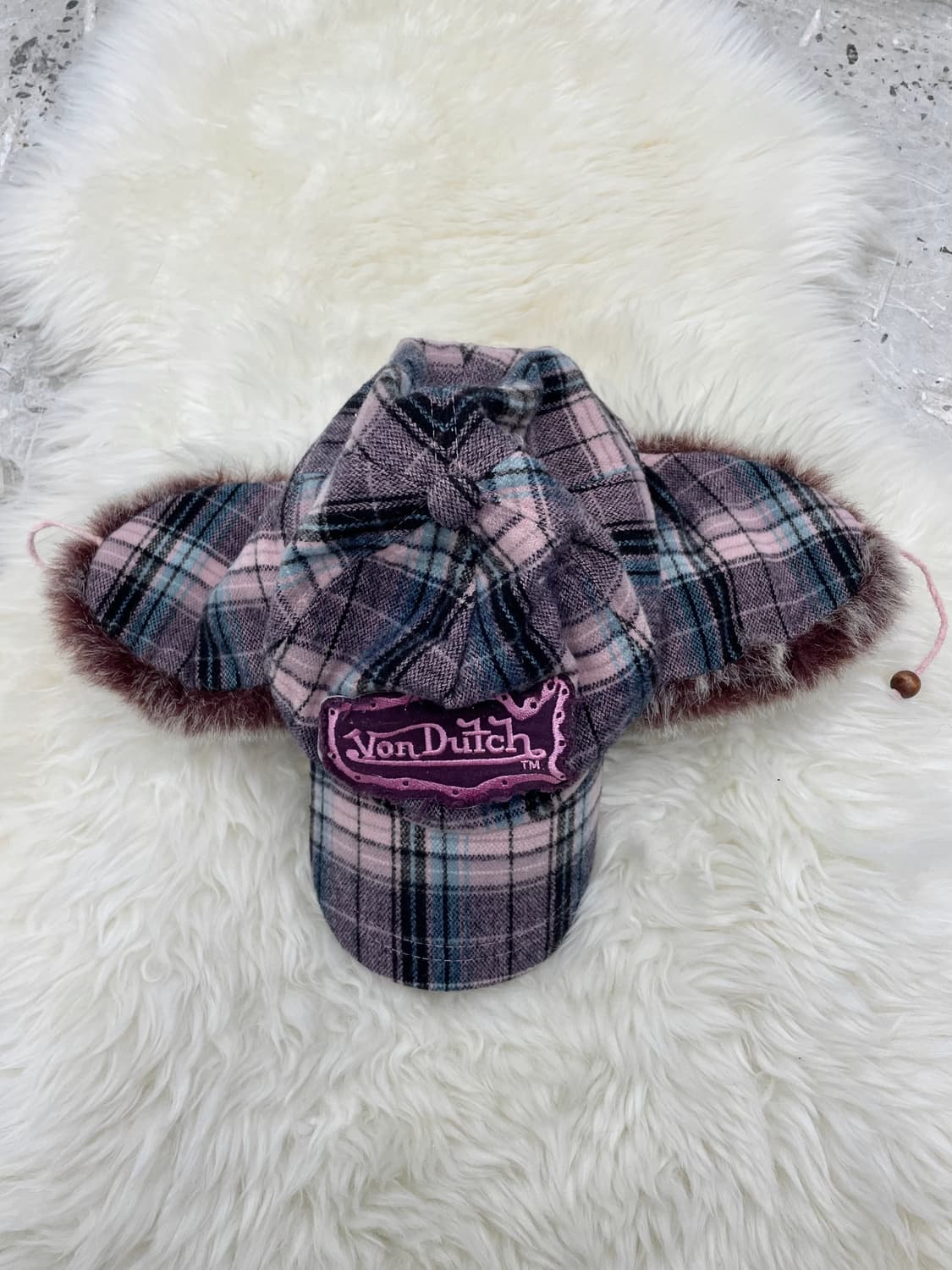 본더치 체크 트루퍼 햇 *레어 상품이미지8