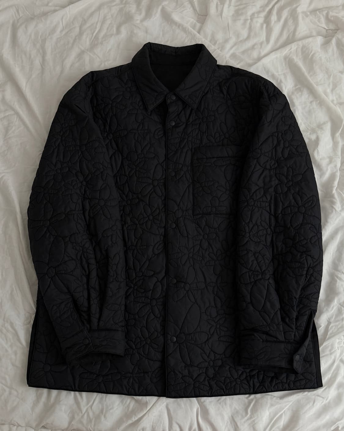 아모멘토 리버시블 플라워 퀼팅 퀼티드 메모리 점퍼 M 상품이미지3