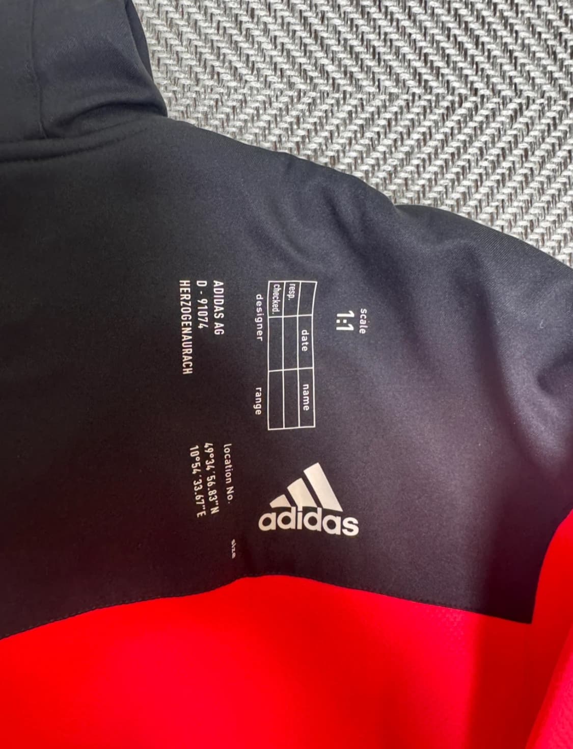 상태 S) 아디다스 후드 아노락 L 상품이미지4