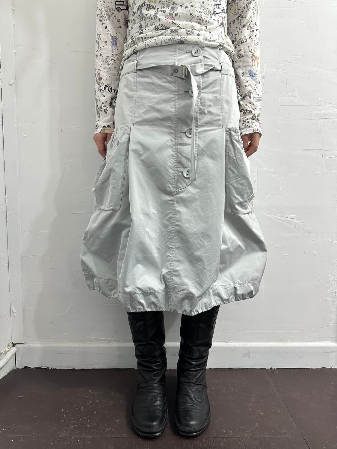 laurel soft pocket puff skirt 상품이미지6