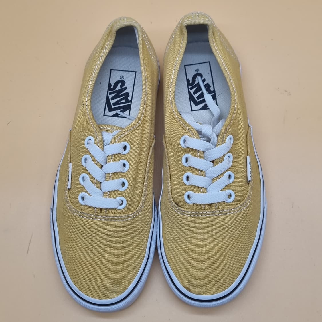 반스 어센틱 파스텔 옐로우 스니커즈230 상품이미지2