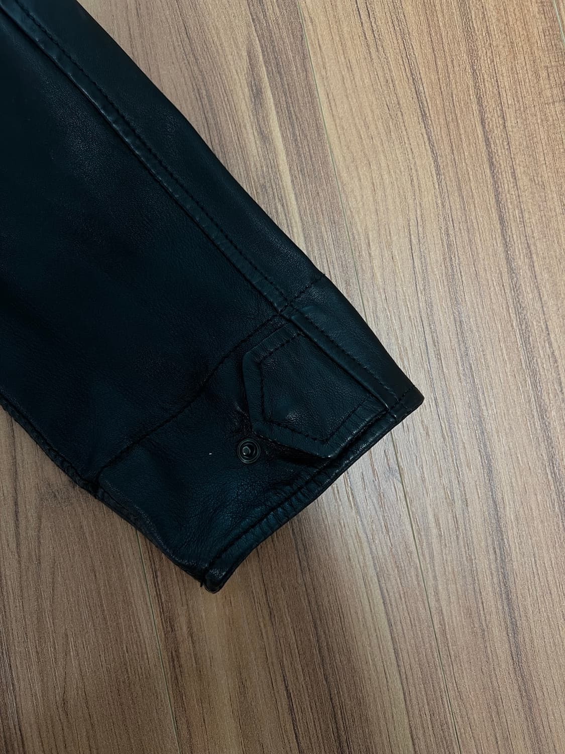 Aspesi 남성 가죽 사파리 자켓 블랙 M 상품이미지5