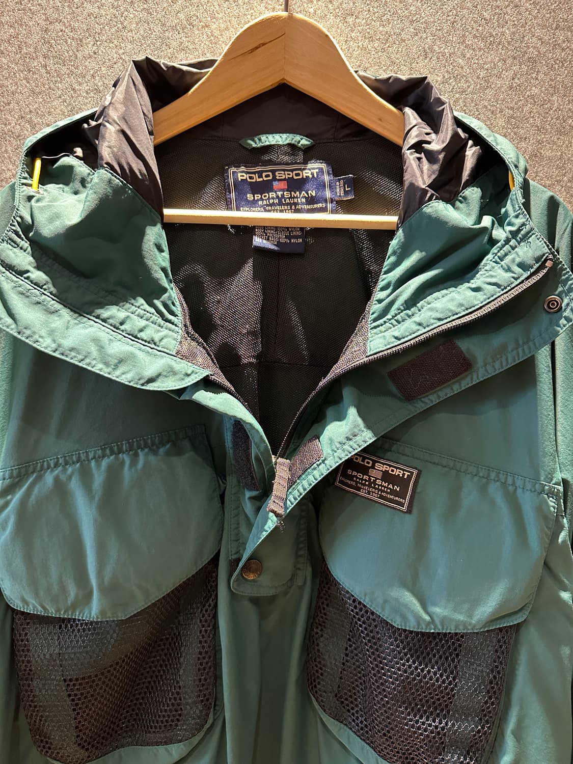 90년대 폴로 스포츠 스포츠맨 피싱 아노락 재킷 상품이미지3